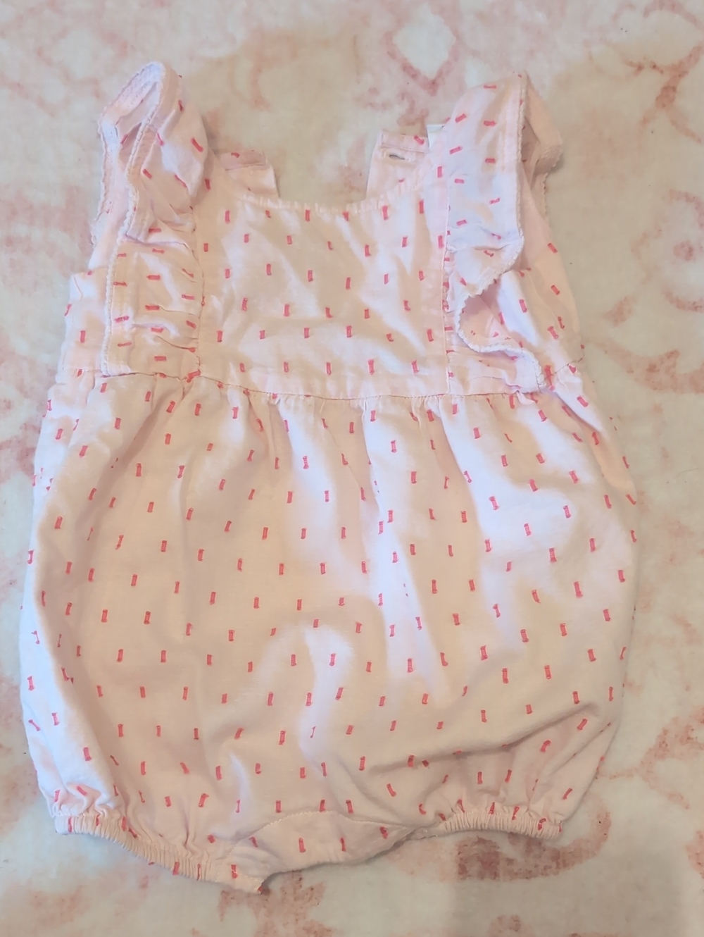 Baby Gap Pink Ruffled Romper